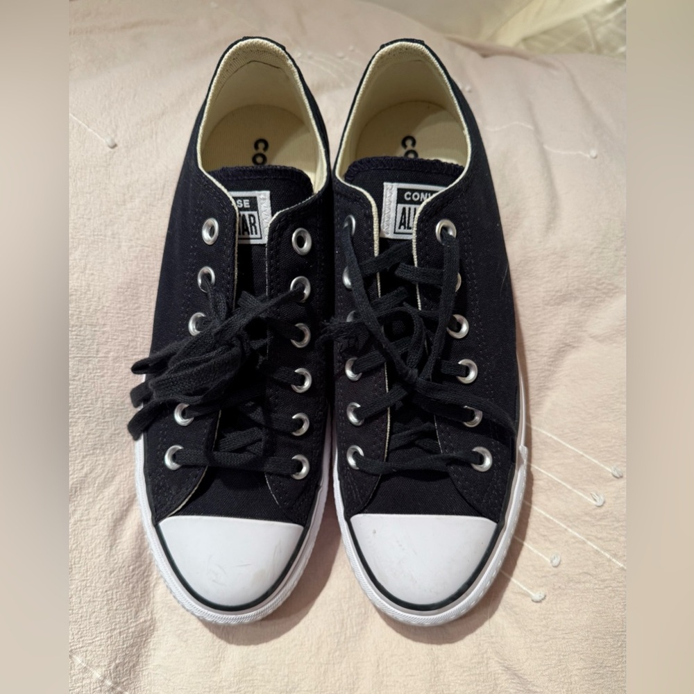 Converse Womens Allstar Black Skateboarding Shoes Size 9 Medium (B, M)